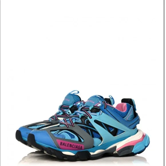 Balenciaga Shoes Womens Balenciaga Track Trainer Light Blue